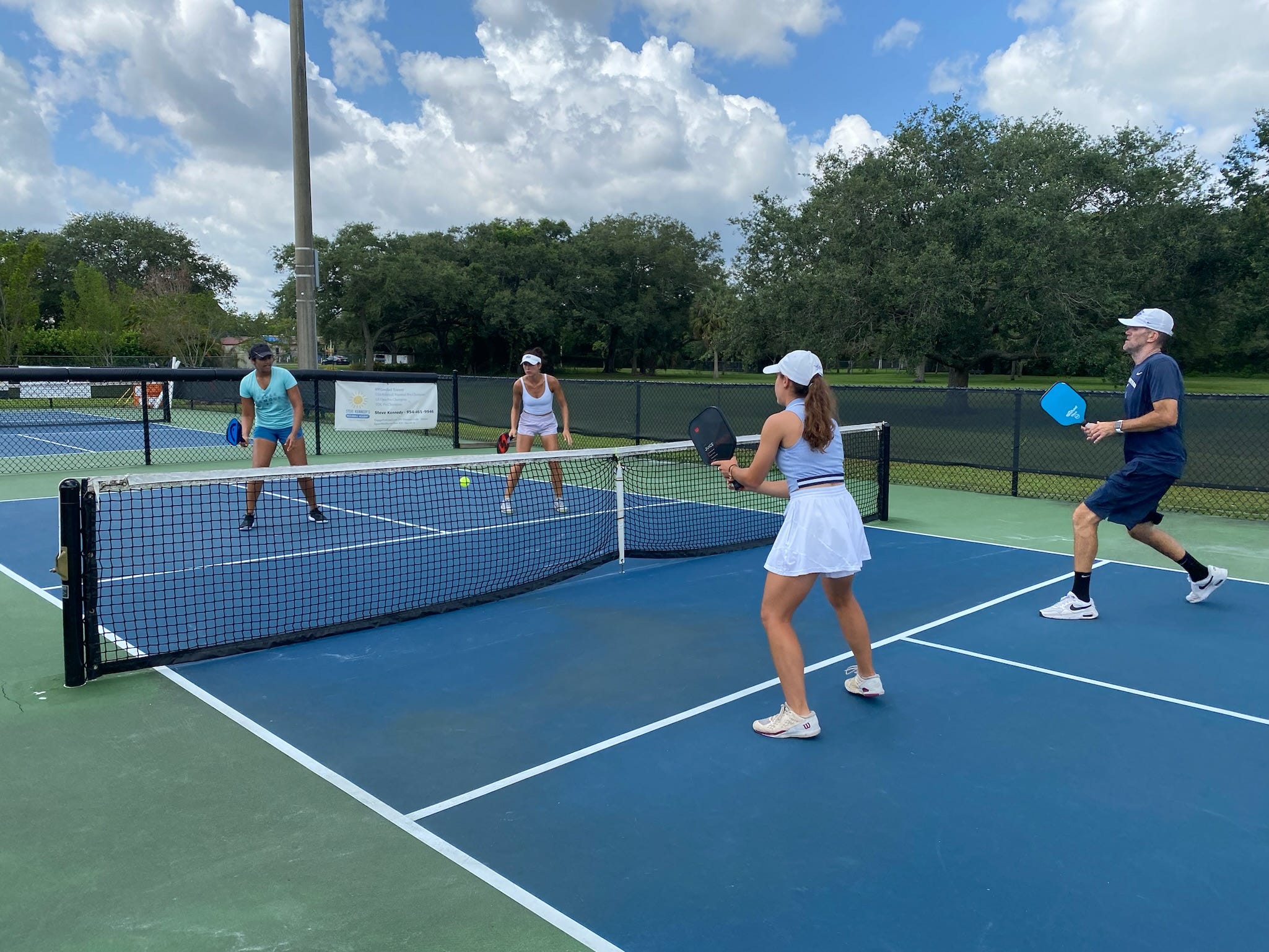 pickleball spielfeld